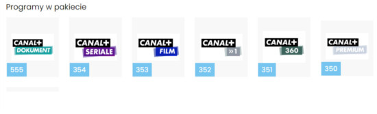 Pakiet Canal+ Seriale i filmy